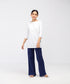 Women's Raw Hem Flare Pants